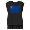 Women's Flowy Muscle Tee With Rolled Cuffs Thumbnail