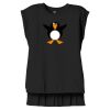 Women's Flowy Muscle Tee With Rolled Cuffs Thumbnail