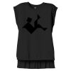 Women's Flowy Muscle Tee With Rolled Cuffs Thumbnail