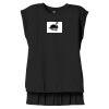 Women's Flowy Muscle Tee With Rolled Cuffs Thumbnail