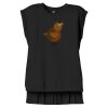 Women's Flowy Muscle Tee With Rolled Cuffs Thumbnail