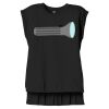 Women's Flowy Muscle Tee With Rolled Cuffs Thumbnail