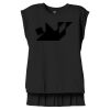 Women's Flowy Muscle Tee With Rolled Cuffs Thumbnail
