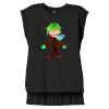 Women's Flowy Muscle Tee With Rolled Cuffs Thumbnail