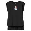 Women's Flowy Muscle Tee With Rolled Cuffs Thumbnail