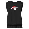 Women's Flowy Muscle Tee With Rolled Cuffs Thumbnail