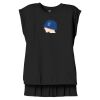 Women's Flowy Muscle Tee With Rolled Cuffs Thumbnail