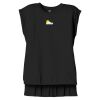 Women's Flowy Muscle Tee With Rolled Cuffs Thumbnail