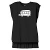 Women's Flowy Muscle Tee With Rolled Cuffs Thumbnail