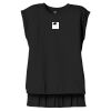 Women's Flowy Muscle Tee With Rolled Cuffs Thumbnail