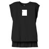 Women's Flowy Muscle Tee With Rolled Cuffs Thumbnail