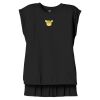 Women's Flowy Muscle Tee With Rolled Cuffs Thumbnail