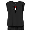 Women's Flowy Muscle Tee With Rolled Cuffs Thumbnail