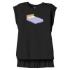 Women's Flowy Muscle Tee With Rolled Cuffs Thumbnail