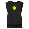 Women's Flowy Muscle Tee With Rolled Cuffs Thumbnail