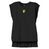 Women's Flowy Muscle Tee With Rolled Cuffs Thumbnail