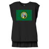 Women's Flowy Muscle Tee With Rolled Cuffs Thumbnail