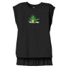 Women's Flowy Muscle Tee With Rolled Cuffs Thumbnail