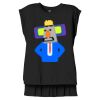 Women's Flowy Muscle Tee With Rolled Cuffs Thumbnail