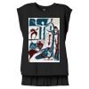 Women's Flowy Muscle Tee With Rolled Cuffs Thumbnail