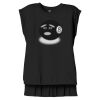 Women's Flowy Muscle Tee With Rolled Cuffs Thumbnail