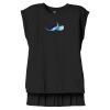 Women's Flowy Muscle Tee With Rolled Cuffs Thumbnail