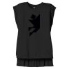 Women's Flowy Muscle Tee With Rolled Cuffs Thumbnail