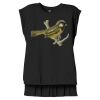 Women's Flowy Muscle Tee With Rolled Cuffs Thumbnail