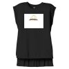 Women's Flowy Muscle Tee With Rolled Cuffs Thumbnail
