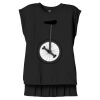 Women's Flowy Muscle Tee With Rolled Cuffs Thumbnail