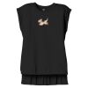 Women's Flowy Muscle Tee With Rolled Cuffs Thumbnail