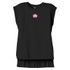 Women's Flowy Muscle Tee With Rolled Cuffs Thumbnail
