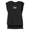 Women's Flowy Muscle Tee With Rolled Cuffs Thumbnail