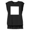 Women's Flowy Muscle Tee With Rolled Cuffs Thumbnail