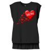 Women's Flowy Muscle Tee With Rolled Cuffs Thumbnail