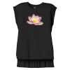 Women's Flowy Muscle Tee With Rolled Cuffs Thumbnail