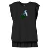 Women's Flowy Muscle Tee With Rolled Cuffs Thumbnail