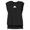 Women's Flowy Muscle Tee With Rolled Cuffs Thumbnail