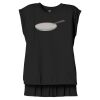 Women's Flowy Muscle Tee With Rolled Cuffs Thumbnail