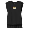 Women's Flowy Muscle Tee With Rolled Cuffs Thumbnail
