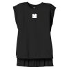 Women's Flowy Muscle Tee With Rolled Cuffs Thumbnail