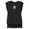 Women's Flowy Muscle Tee With Rolled Cuffs Thumbnail