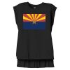Women's Flowy Muscle Tee With Rolled Cuffs Thumbnail