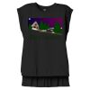 Women's Flowy Muscle Tee With Rolled Cuffs Thumbnail
