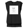 Women's Flowy Muscle Tee With Rolled Cuffs Thumbnail