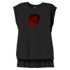 Women's Flowy Muscle Tee With Rolled Cuffs Thumbnail