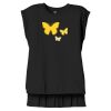 Women's Flowy Muscle Tee With Rolled Cuffs Thumbnail