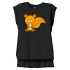 Women's Flowy Muscle Tee With Rolled Cuffs Thumbnail