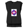 Women's Flowy Muscle Tee With Rolled Cuffs Thumbnail