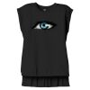 Women's Flowy Muscle Tee With Rolled Cuffs Thumbnail
